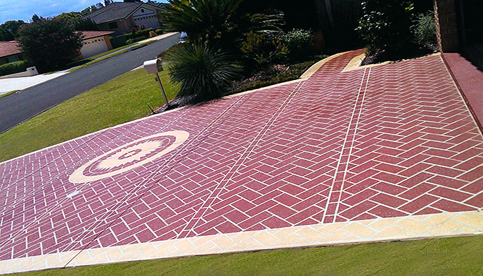 port macquarie resealing resurfacing spray stencil restorations driveway repair